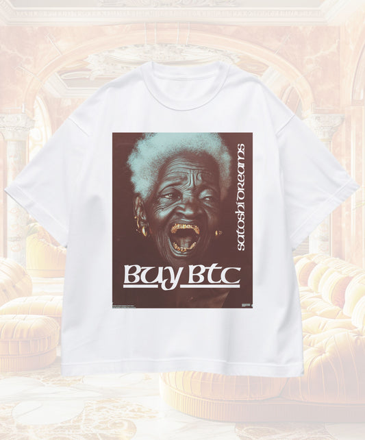 Oversized Bitcoin Tee - White